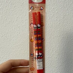 Hello Kitty Vibrant Red Chopsticks